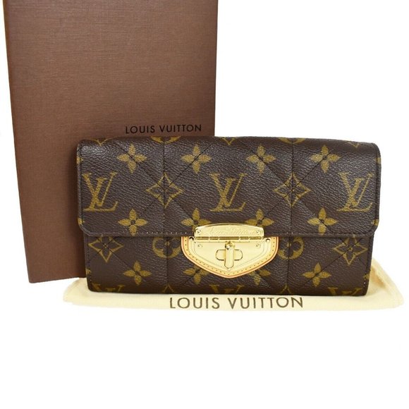 LOUIS VUITTON Portefeuille Sarah Bifold Wallet Monogram Etoile - Picture 1 of 13
